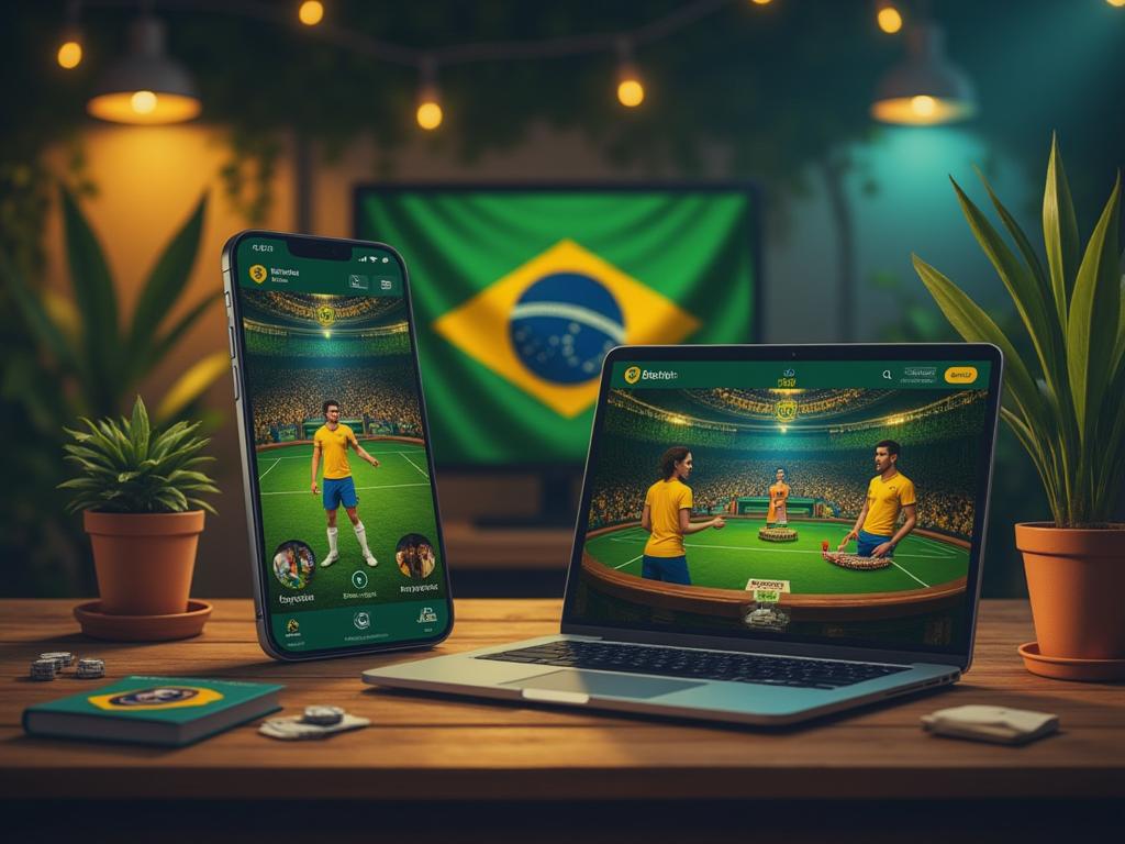 smartphone-e-laptop-exibindo-apostas-esportivas-e-jogos-de-cassino-com-cores-da-bandeira-do-brasil-transmiss-o-de-futebol-ao-vivo-dealer-de-blackjack-em-portugu-s-e-cones-de-b-nus